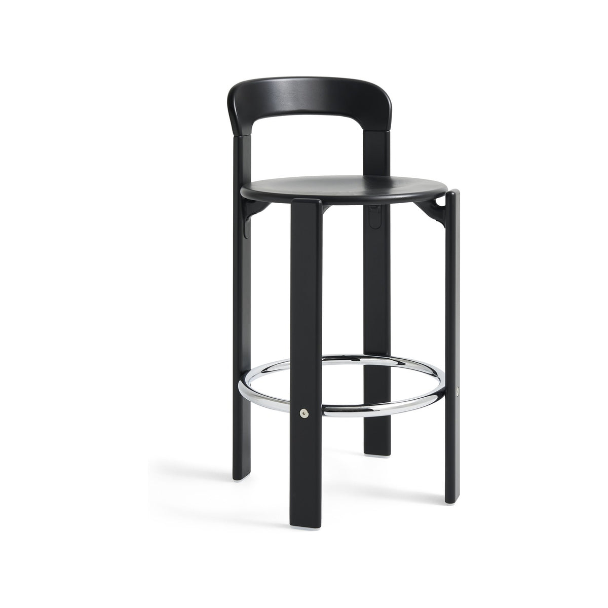 HAY Rey Bar Stool Deep black H65