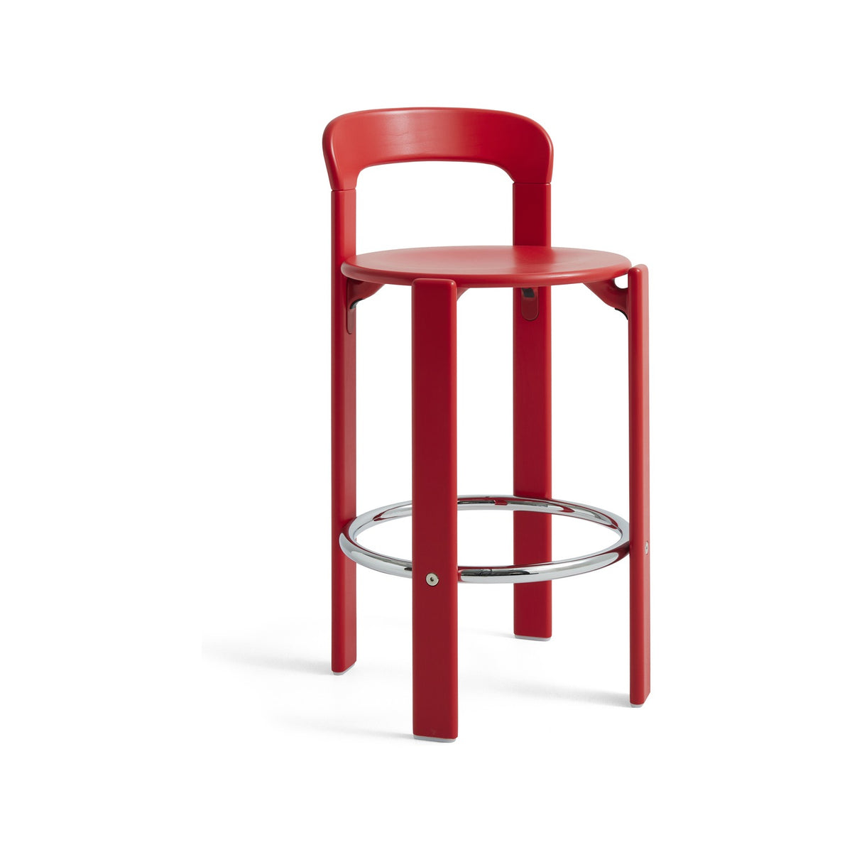 HAY Rey Bar Stool Scarlet red H65