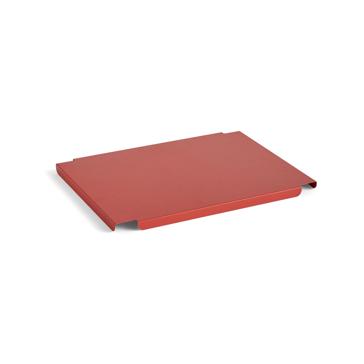 Colour Crate Lid Metal - Medium - Red - Home Accessories - HAY