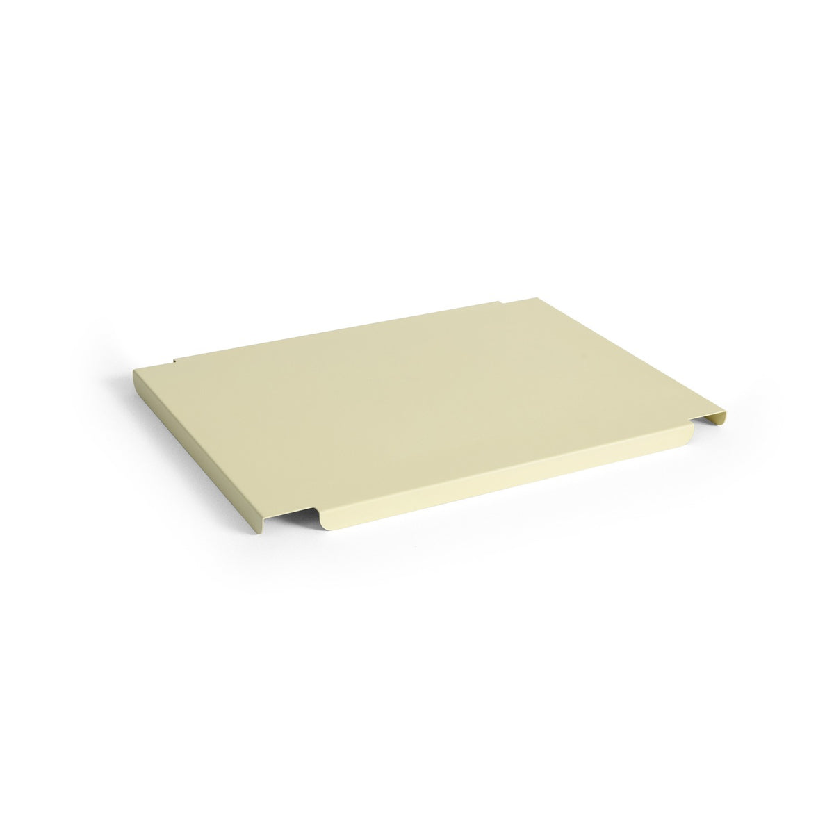 Colour Crate Lid Metal - Medium - Light yellow - Home Accessories - HAY