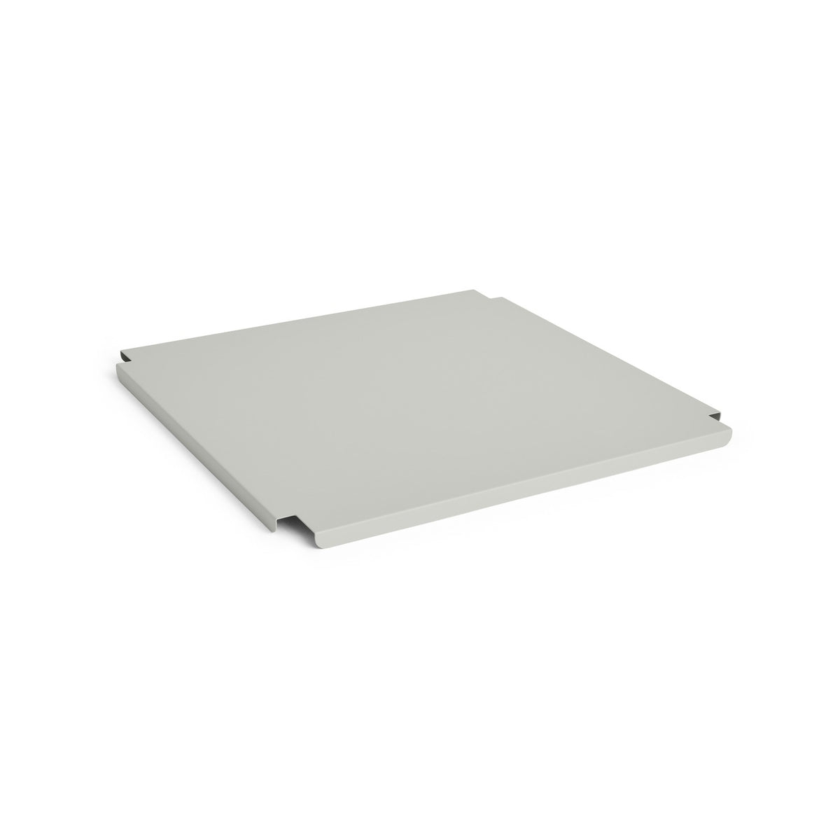 Colour Crate Lid Metal - Large Square - Grey - Home Accessories - HAY