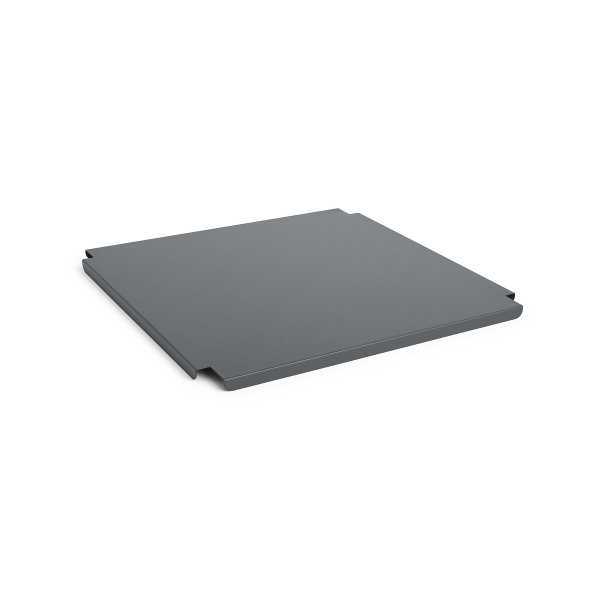 Colour Crate Lid Metal - Large Square - Charcoal - Home Accessories - HAY