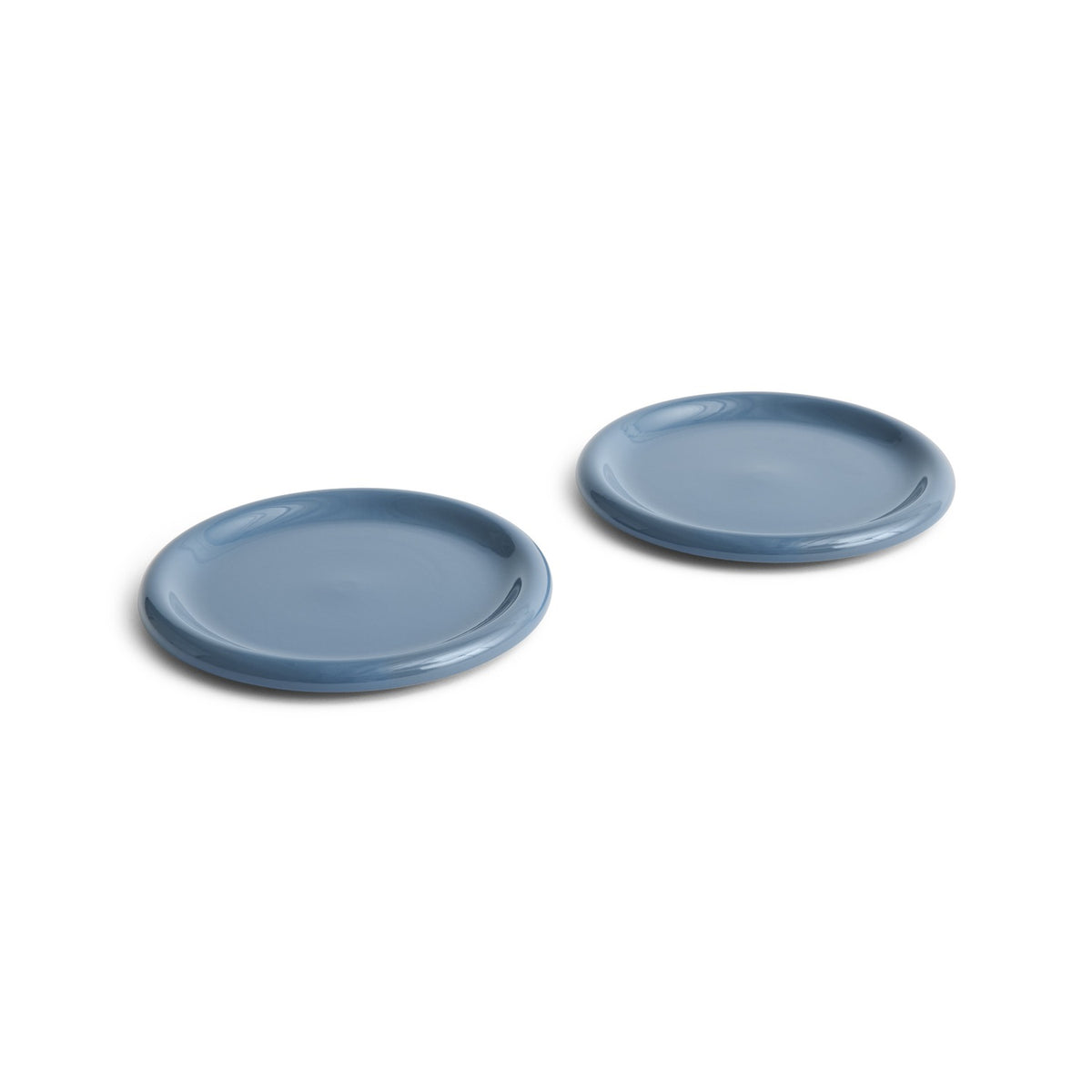 Barro Plate Set of 2 - Dark blue Ø 24 cm - Kitchen - HAY