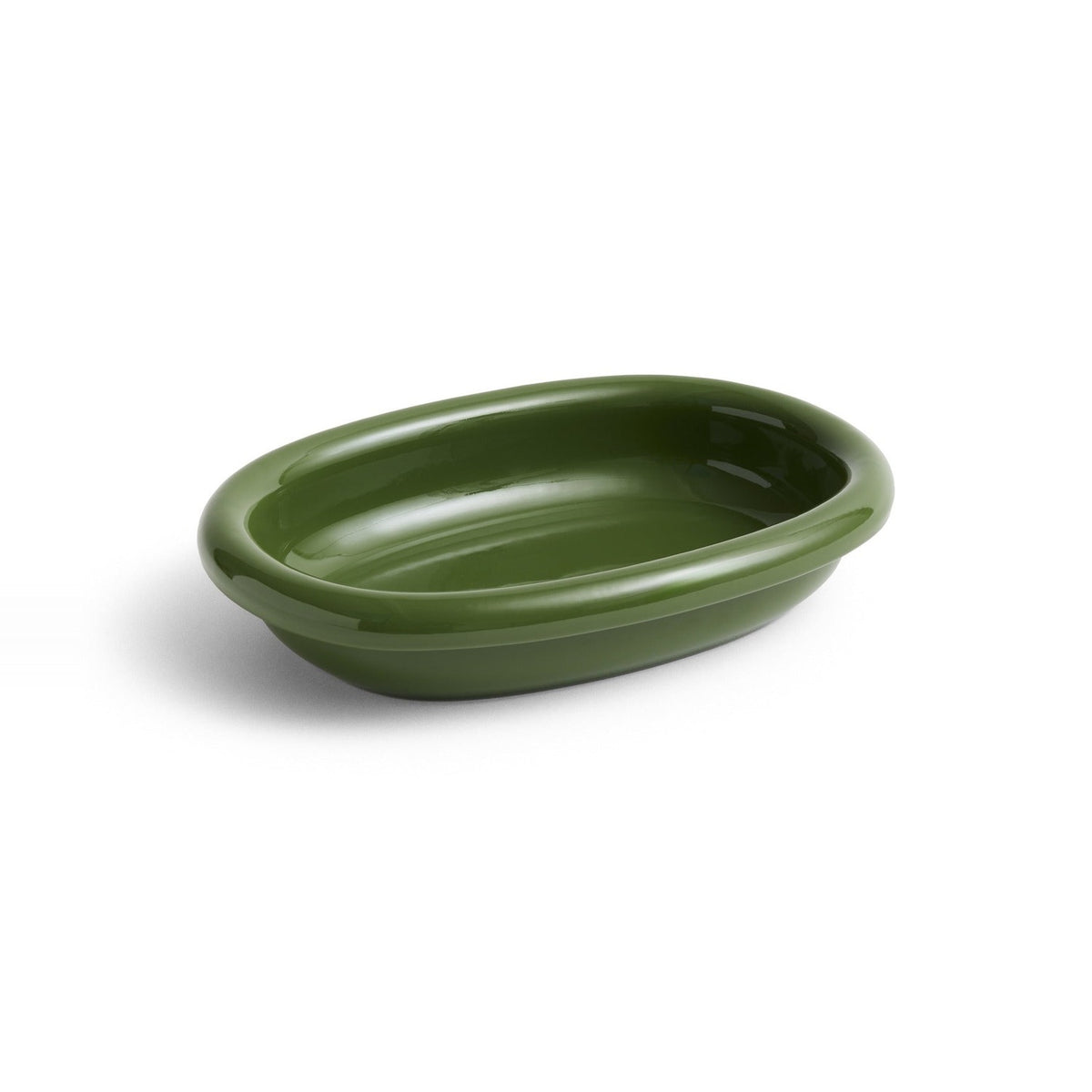 Barro Oval Dish - Green - Kitchen - HAY