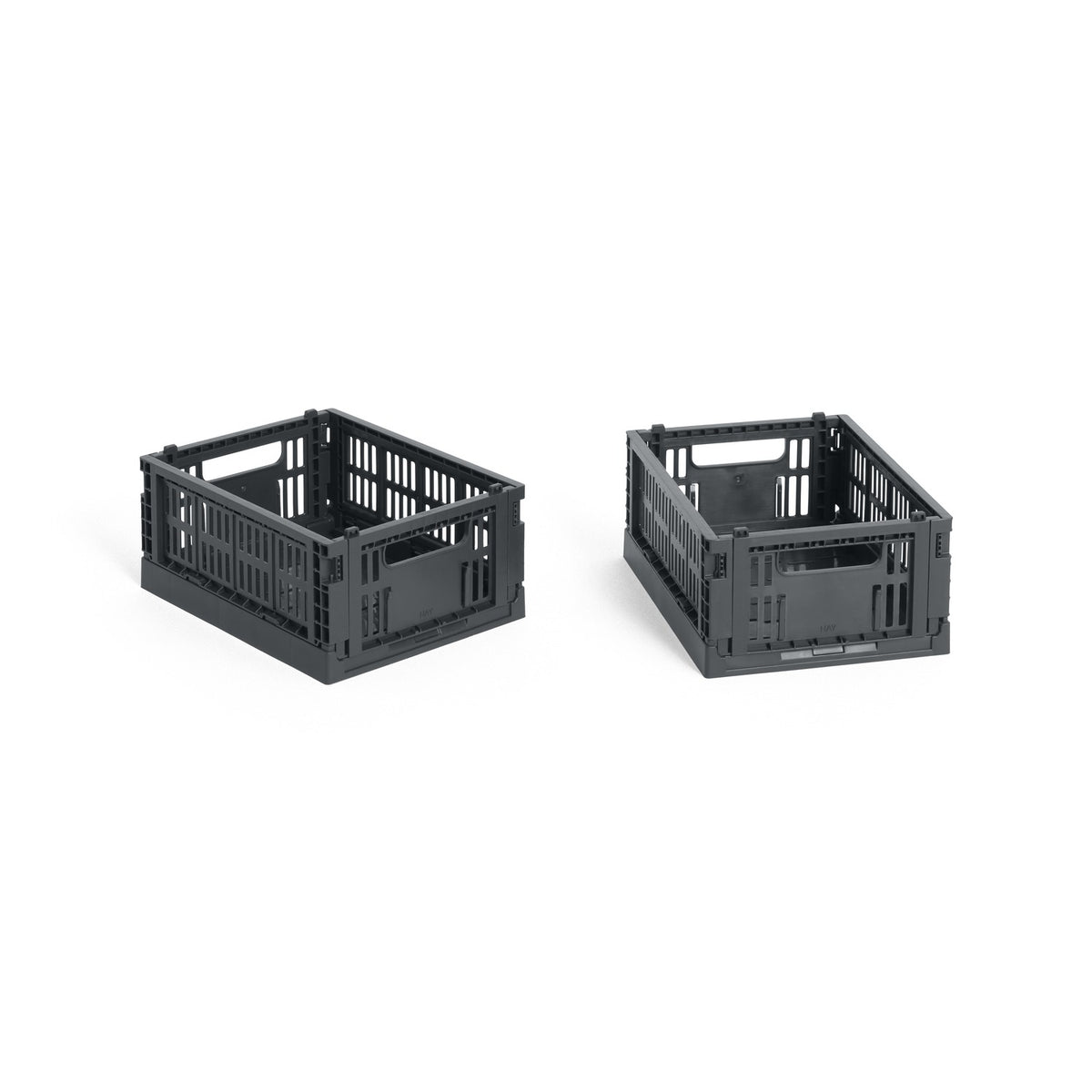 Colour Crate - Mini - Charcoal - Home Accessories - HAY