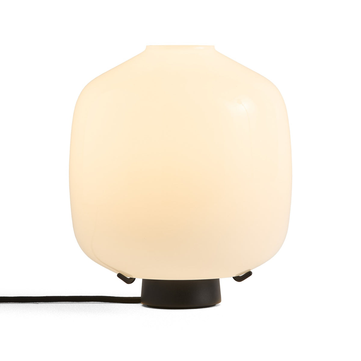 Aspekt Buoy Glass Table Lamp - Ø 20 cm, switched on - Lighting - HAY