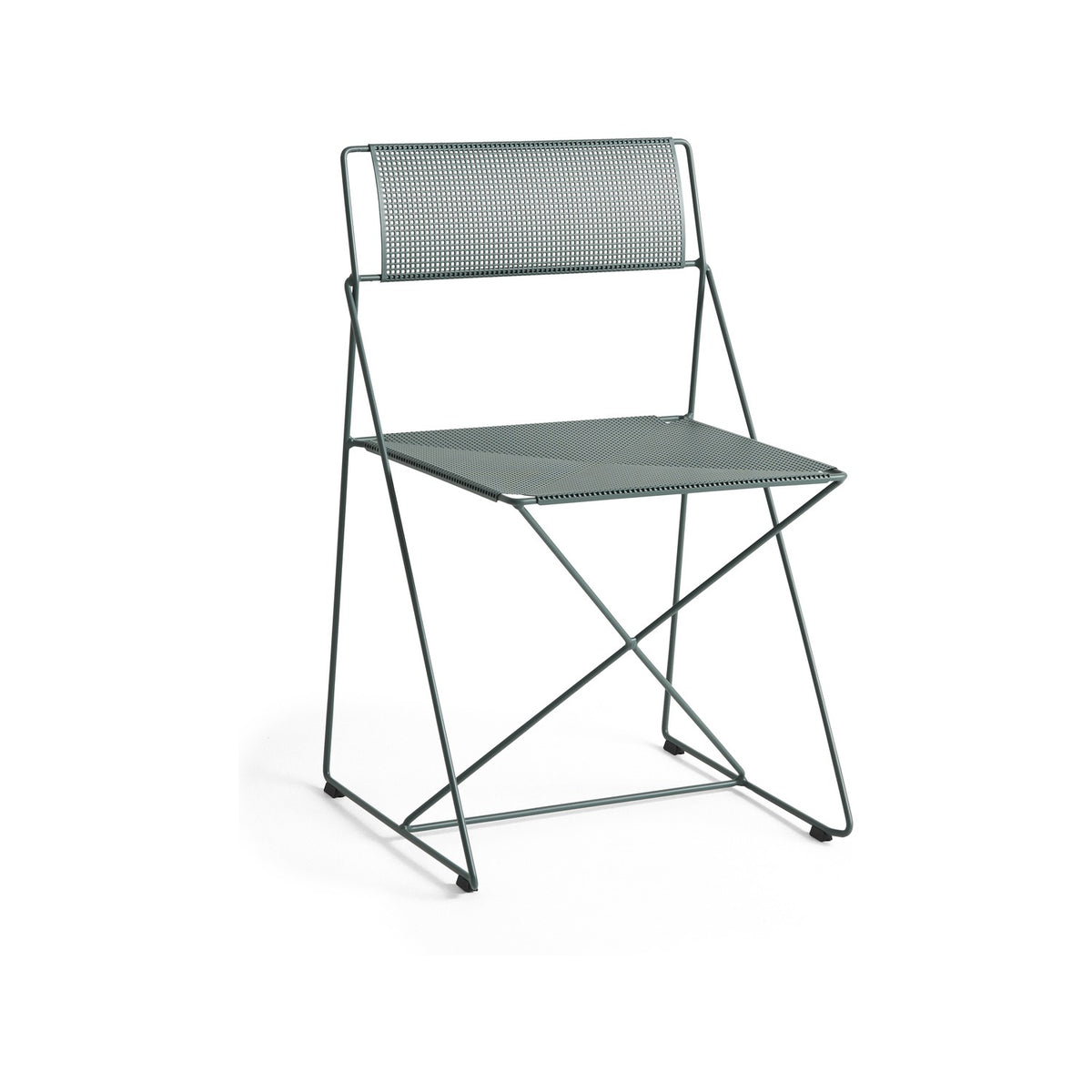 X-Line Chair - Powder coated - Moss - Stuhl - HAY