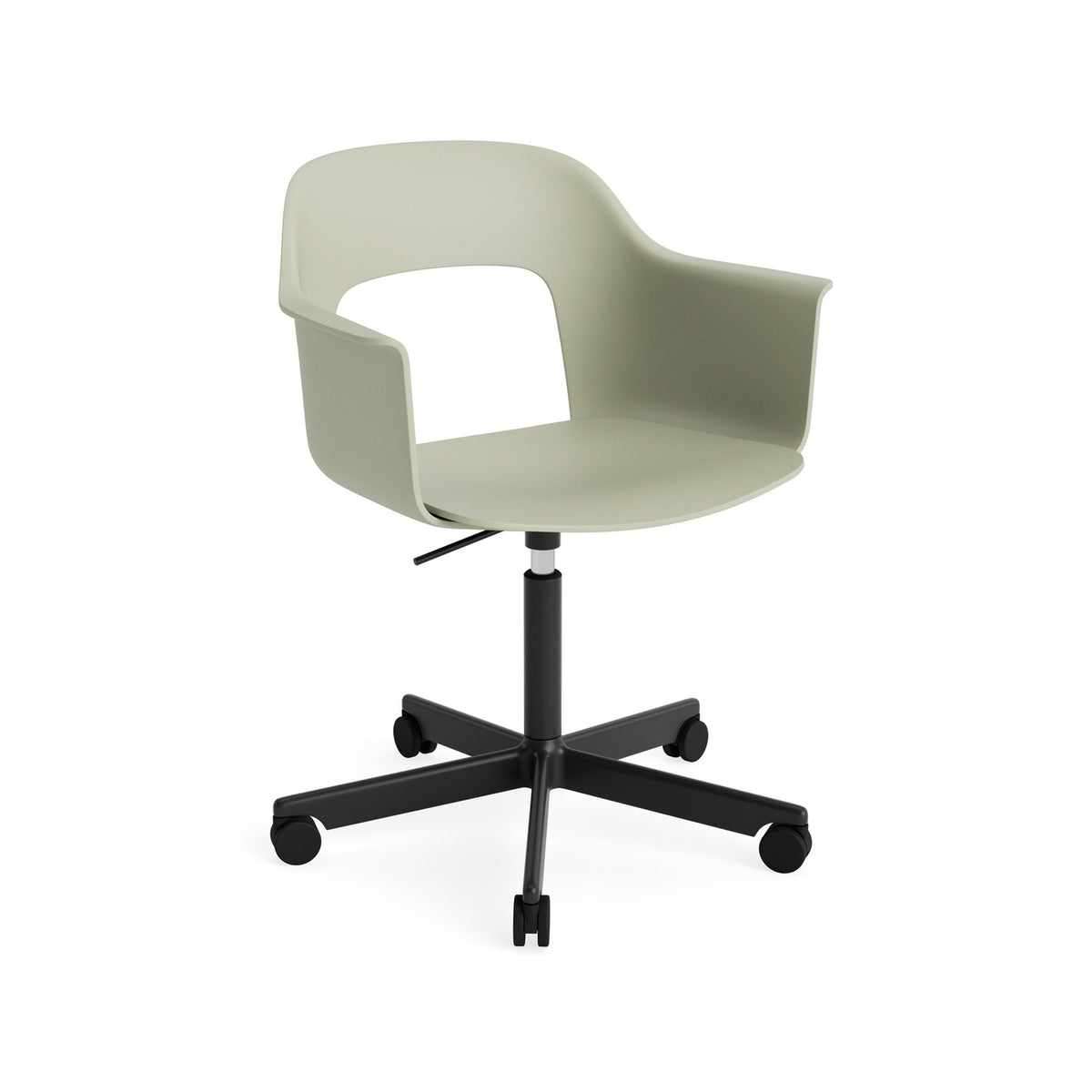 Layout Armchair 241 - Pastel Green, Black Powder Coated Aluminium - Chairs - HAY