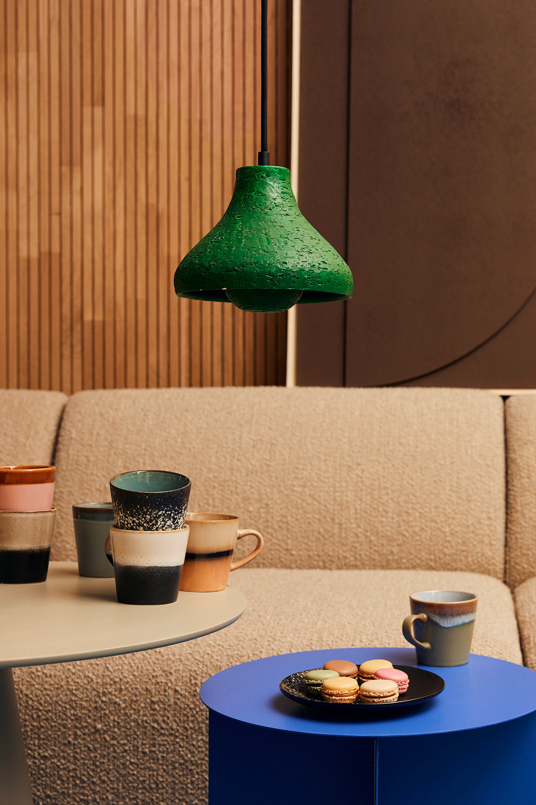 70s Ceramics – Dessertteller, Stars (2er-Set)