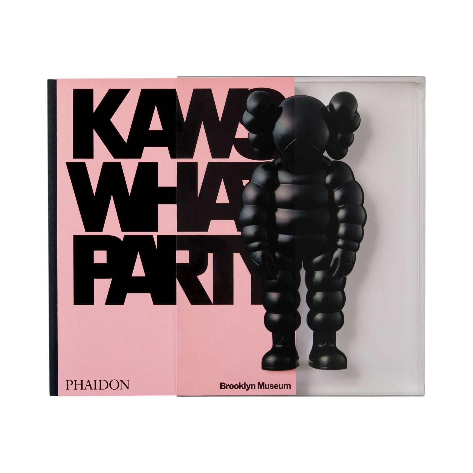 KAWS: WHAT PARTY - Black on Pink edition Bücher by Phaidon