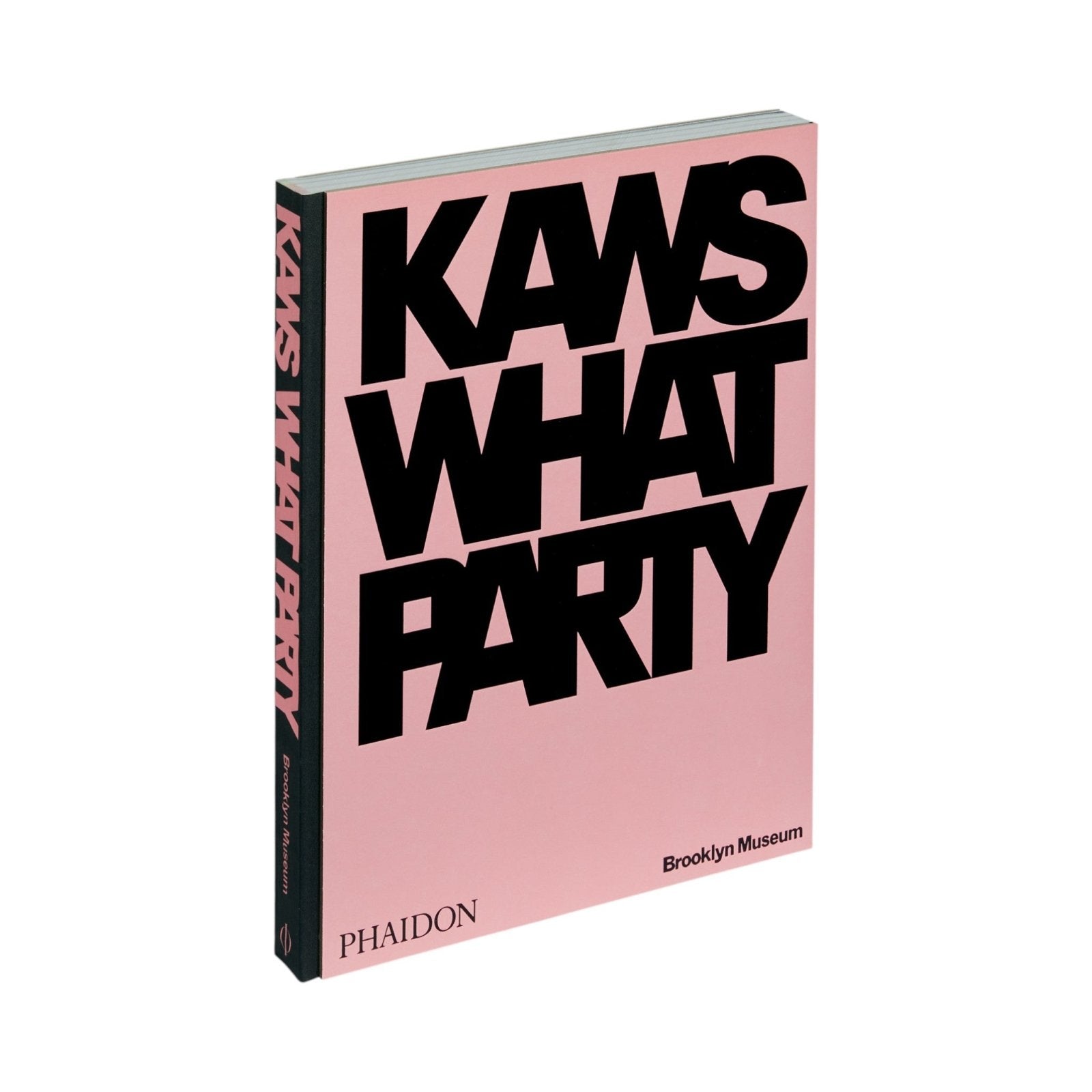 KAWS: WHAT PARTY - Black on Pink edition Bücher by Phaidon