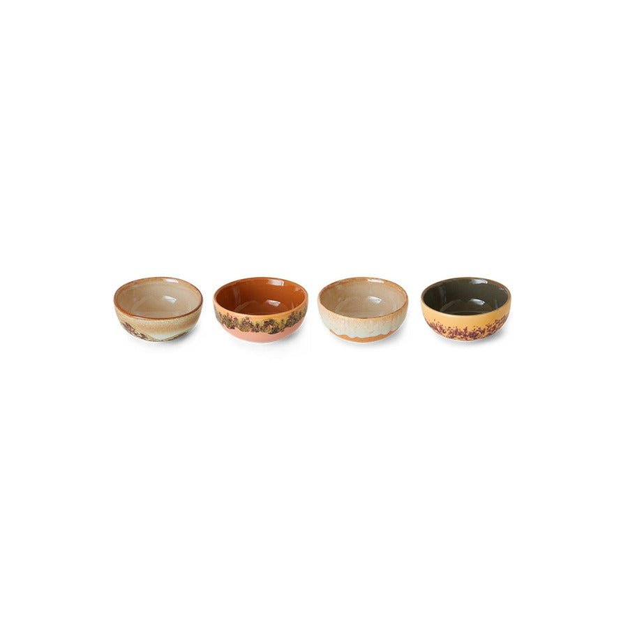 70s Ceramics – XS-Schalen, Marine (4-Set) – HKLIVING – Ansicht 4