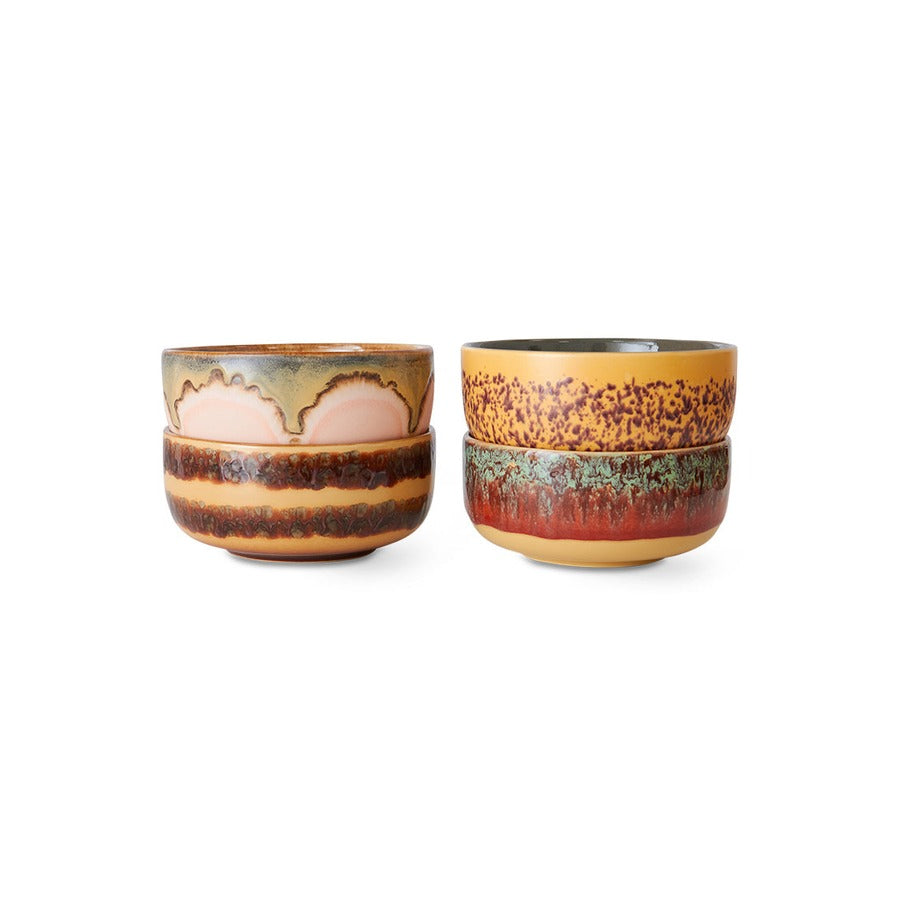70s Ceramics – Dessert Bowls, Harbour (set of 4) – HKLIVING