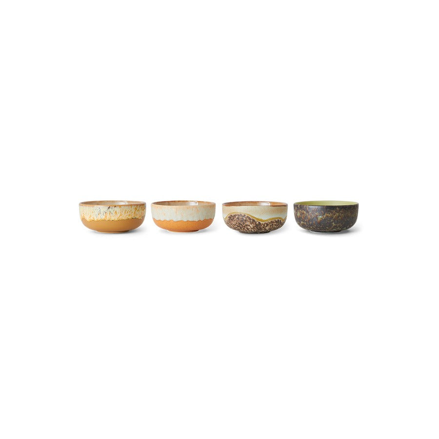 70s Ceramics – Tapas Bowls, Drift (set of 4) – HKLIVING – view 3