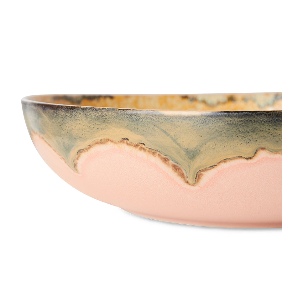 70s Ceramics – Salatschüssel, Sunflower – HKLIVING – Ansicht 5