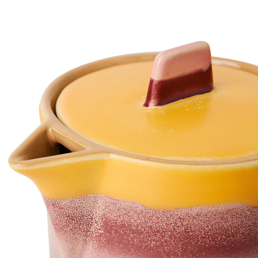 70s Ceramics – Teekanne, Sunset – HKLIVING – Ansicht 4