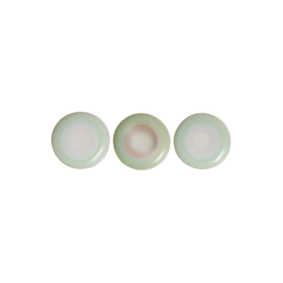 70s Ceramics – Speiseteller, Palms (2-Set) – HKLIVING – Ansicht 5