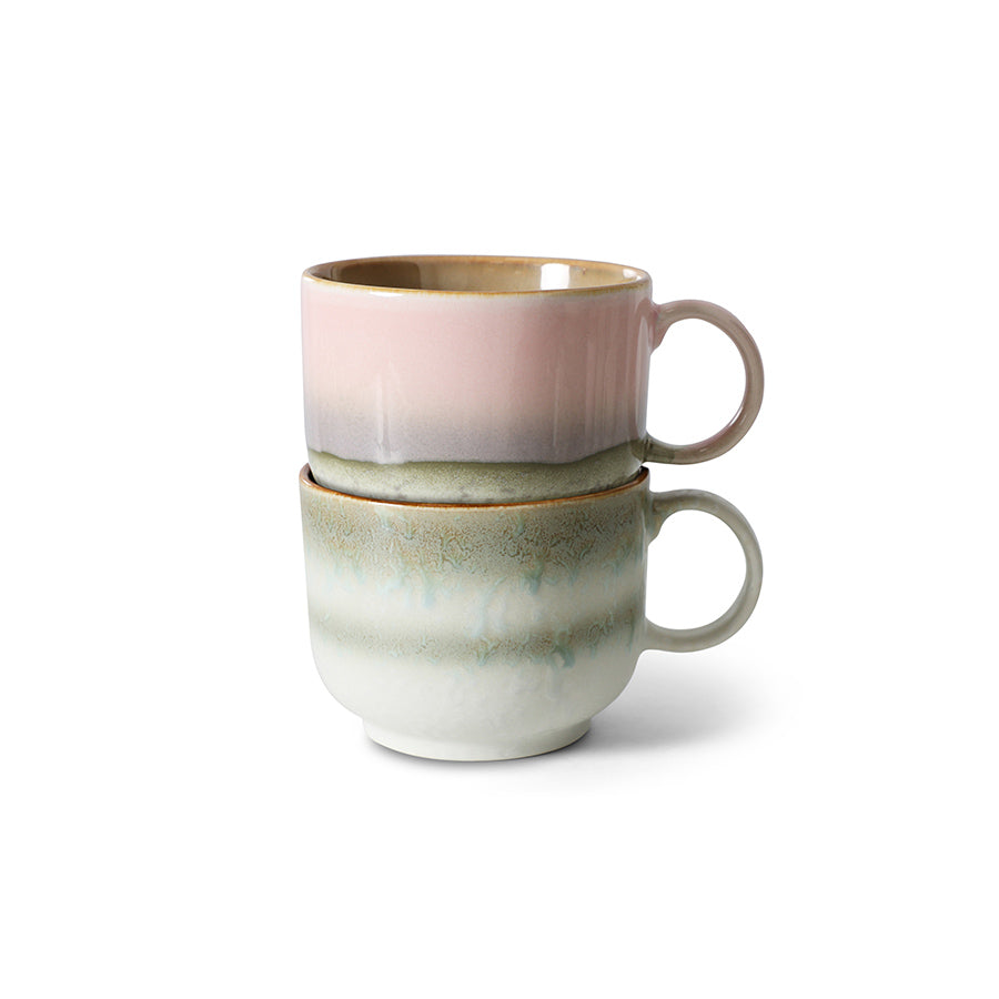 70s Ceramics – Teetassen, Nova (2-Set) – HKLIVING