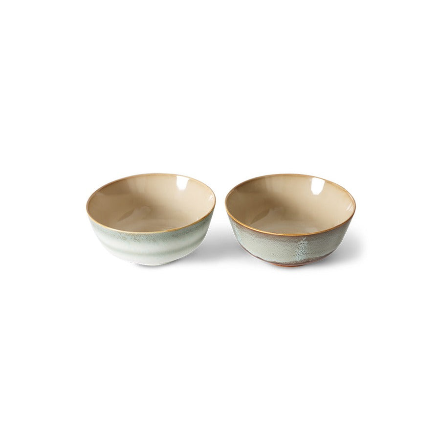 70s Ceramics – Ramenschalen, Verge (2-Set) – HKLIVING – Ansicht 4