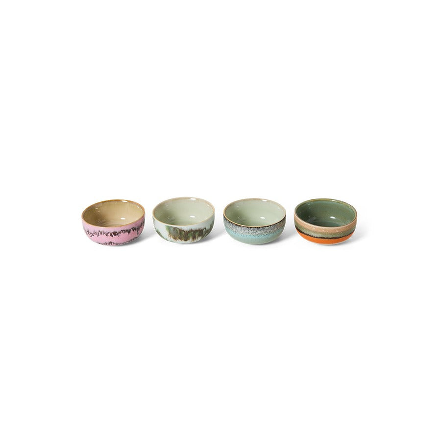 70s Ceramics – Tapasschalen, Renaissance (4-Set) – HKLIVING – Ansicht 4