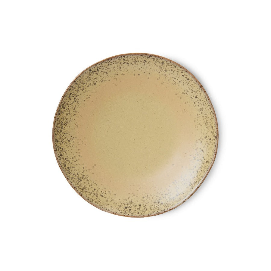 70s Ceramics – Speiseteller, Grit (2-Set) – HKLIVING – Ansicht 3
