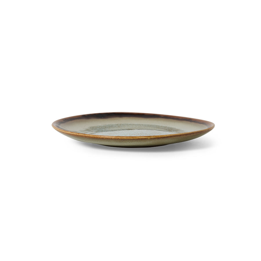 70s Ceramics – Dessertteller, Contrast (2-Set) – HKLIVING – Ansicht 3