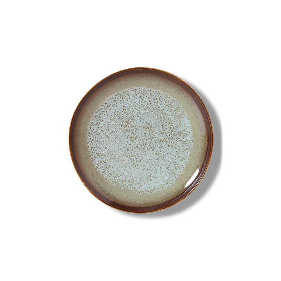 70s Ceramics – Dessertteller, Contrast (2-Set) – HKLIVING – Ansicht 4