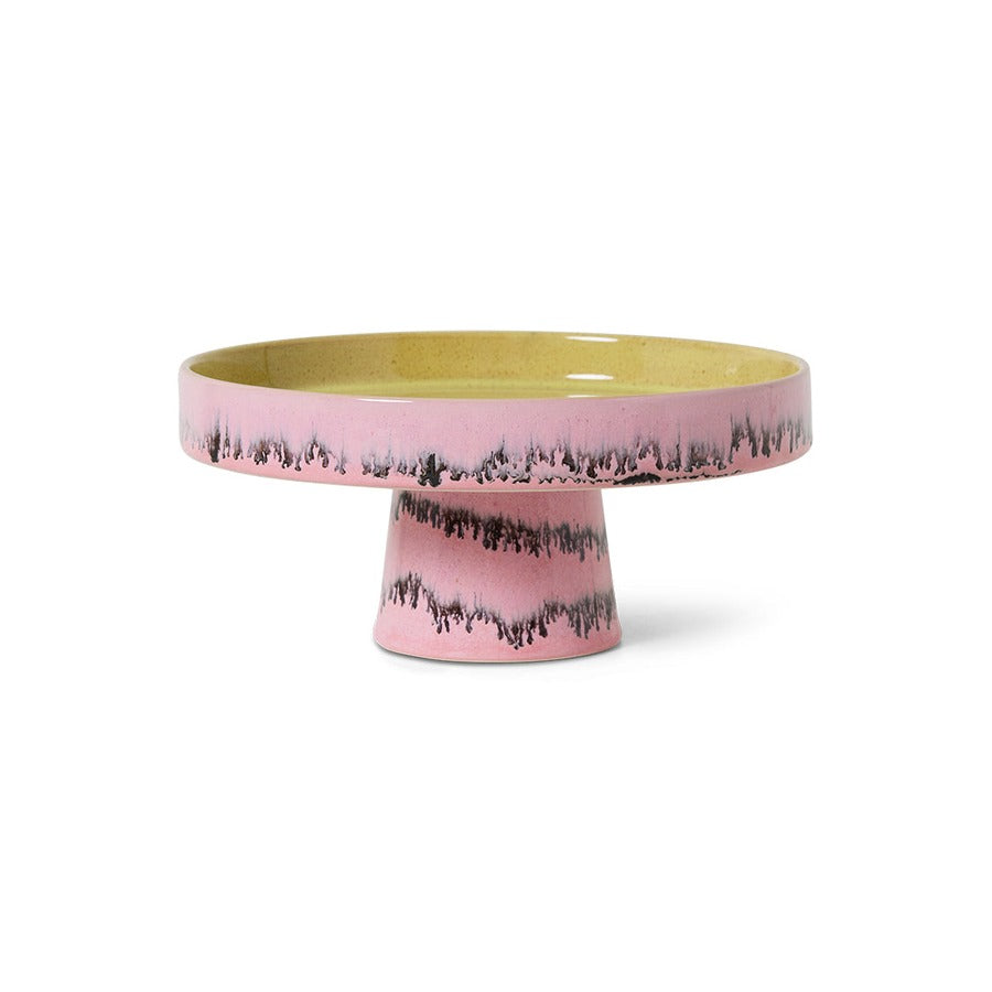 70s Ceramics – Fußschale, Bubble – HKLIVING