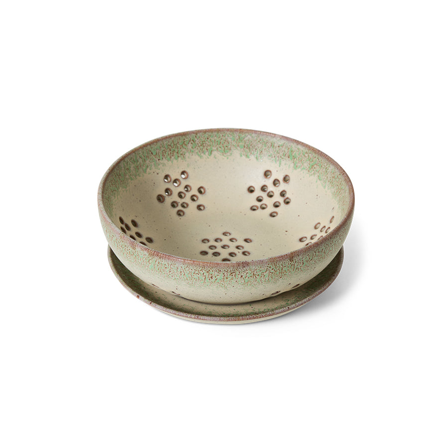 70s Ceramics – Berry Bowl, Slush – HKLIVING – view 3
