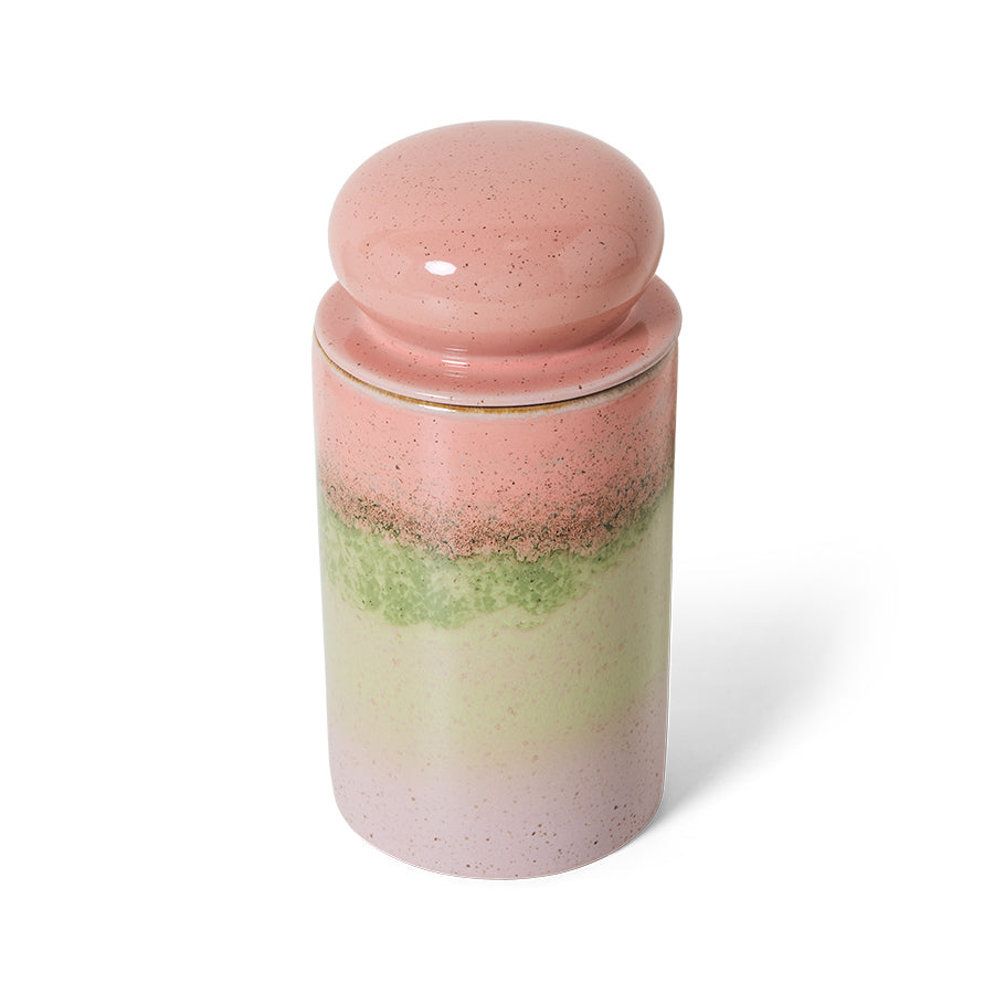 70s Ceramics – Vorratsdose, Glaze – HKLIVING – Ansicht 3