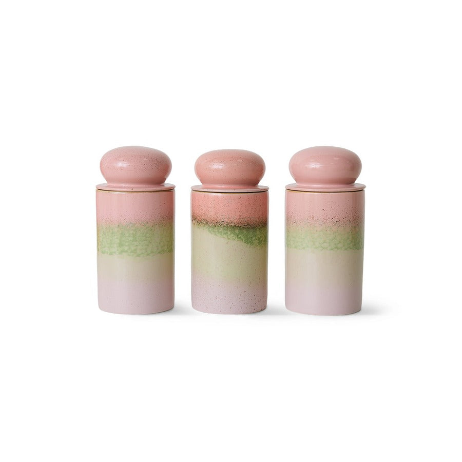 70s Ceramics – Vorratsdose, Glaze – HKLIVING – Ansicht 5