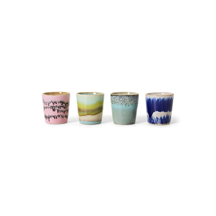 70s Ceramics – Eierbecher, Vibrance (4-Set) – HKLIVING