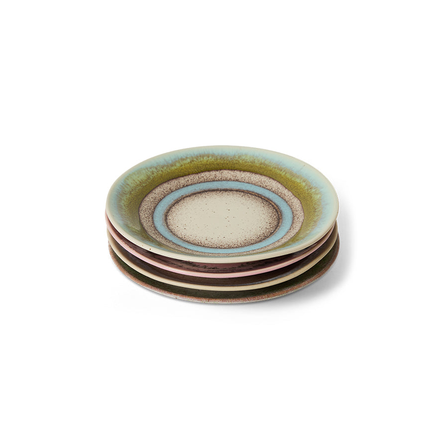 70s Ceramics – Untertassen, Doodle (4-Set) – HKLIVING – Ansicht 3