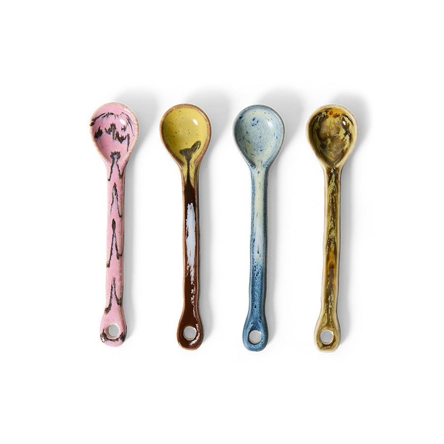 70s Ceramics – Löffel M, Sketch (4-Set) – HKLIVING