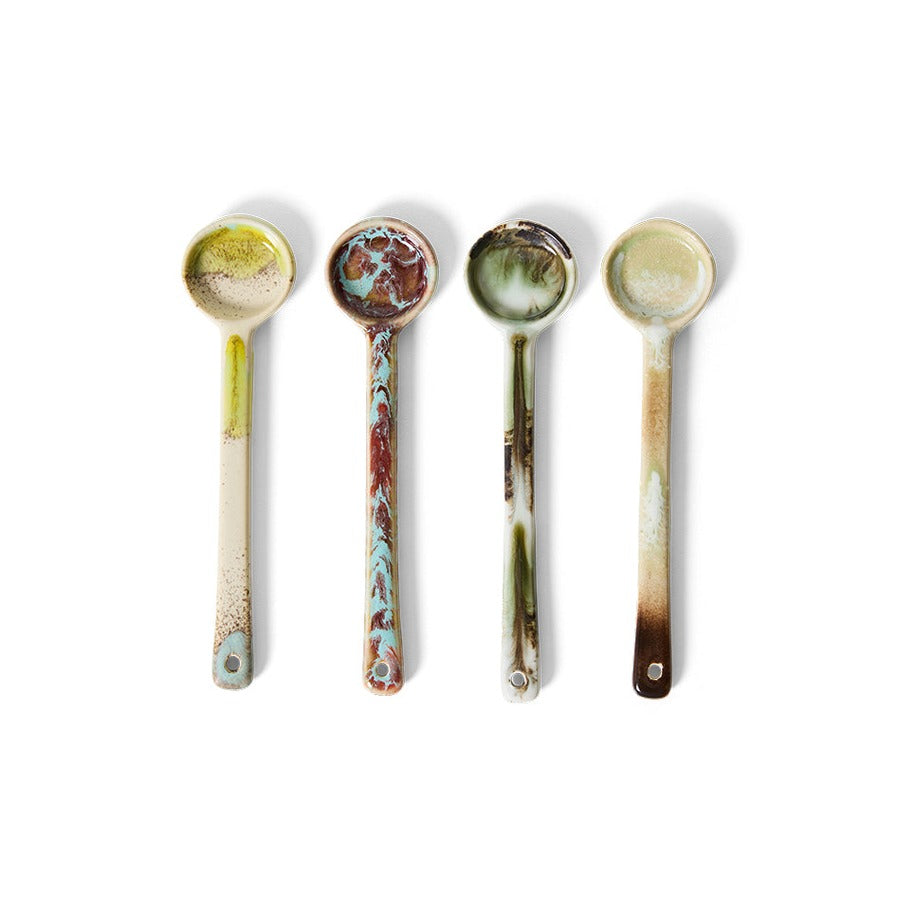 70s Ceramics – Spoons M, Blend (set of 4) – HKLIVING