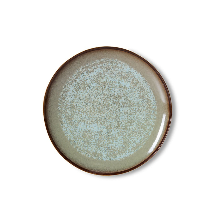 70s Ceramics – Speiseteller, Contrast (2-Set) – HKLIVING – Ansicht 3