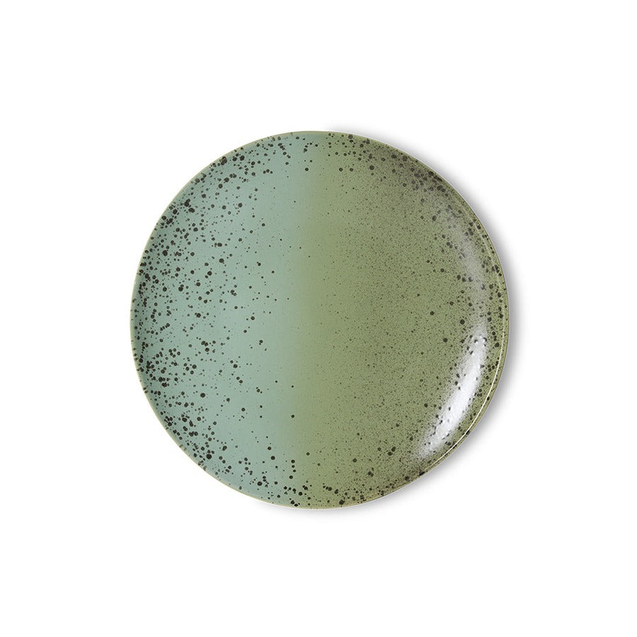 70s Ceramics – Speiseteller, Fleck (2-Set) – HKLIVING – Ansicht 3