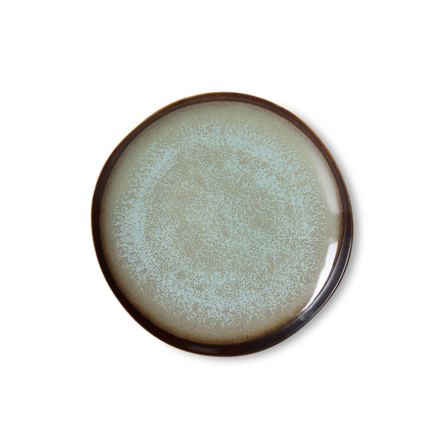70s Ceramics – Frühstücksteller, Contrast (2-Set) – HKLIVING – Ansicht 3