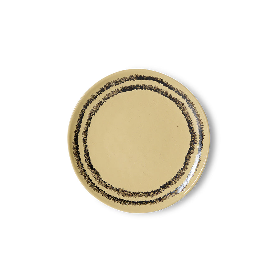 70s Ceramics – Dessertteller, Vanilla (2-Set) – HKLIVING – Ansicht 3