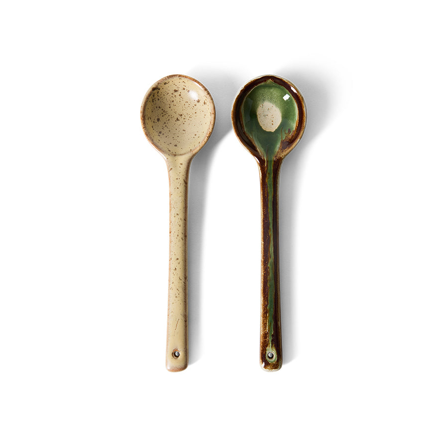 70s Ceramics – Servierlöffel, Hills (2-Set) – HKLIVING