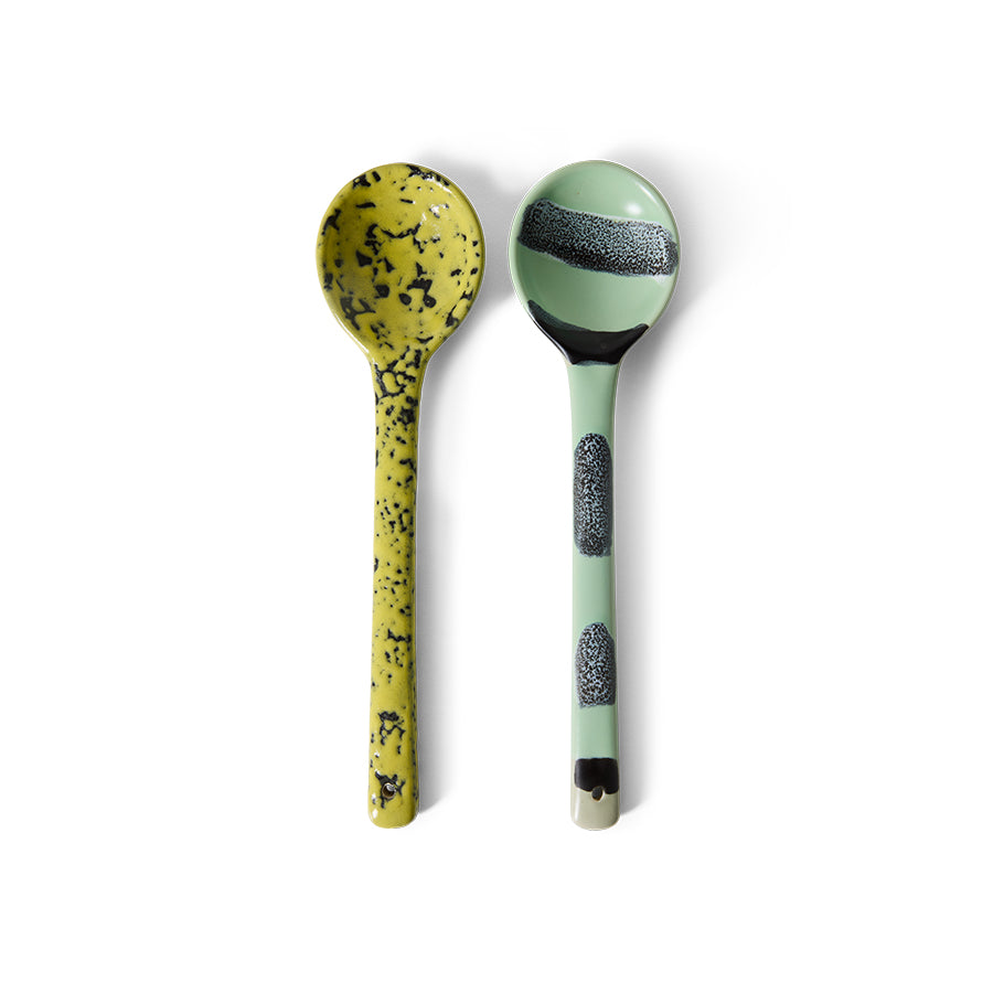 70s Ceramics – Serving Spoons, Mines (set of 2) – HKLIVING