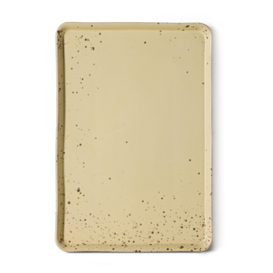 70s Ceramics – Großes Tablett, Grit – HKLIVING
