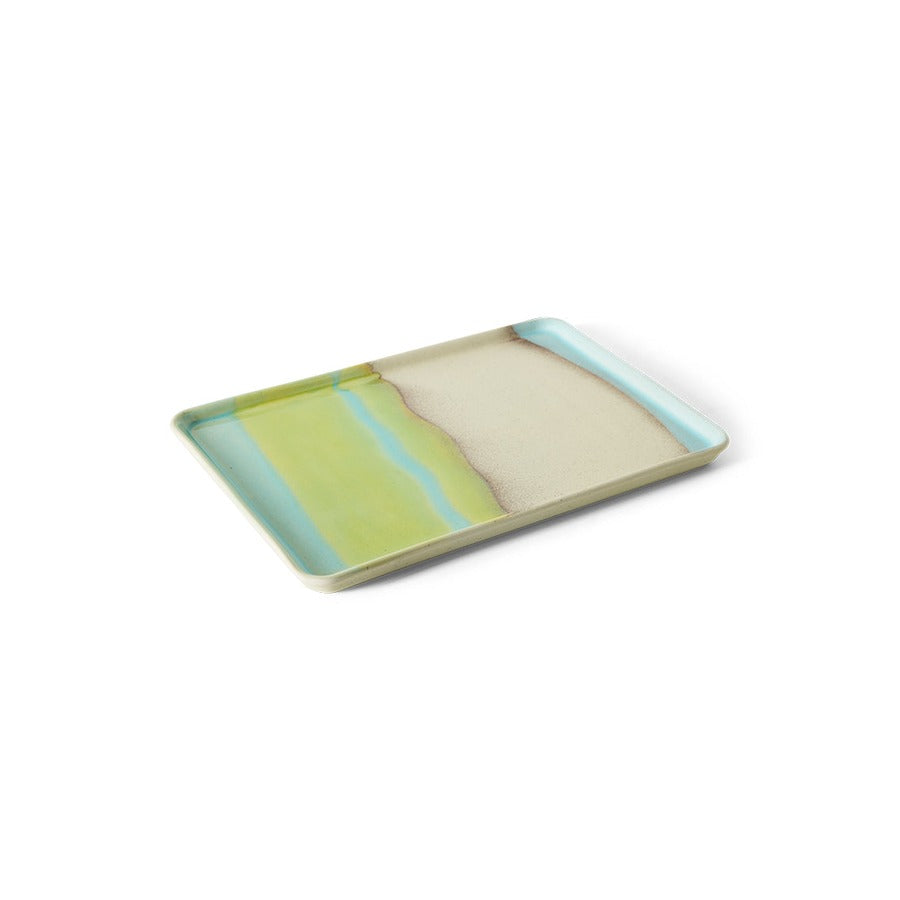 70s Ceramics – Großes Tablett, Glint – HKLIVING – Ansicht 3