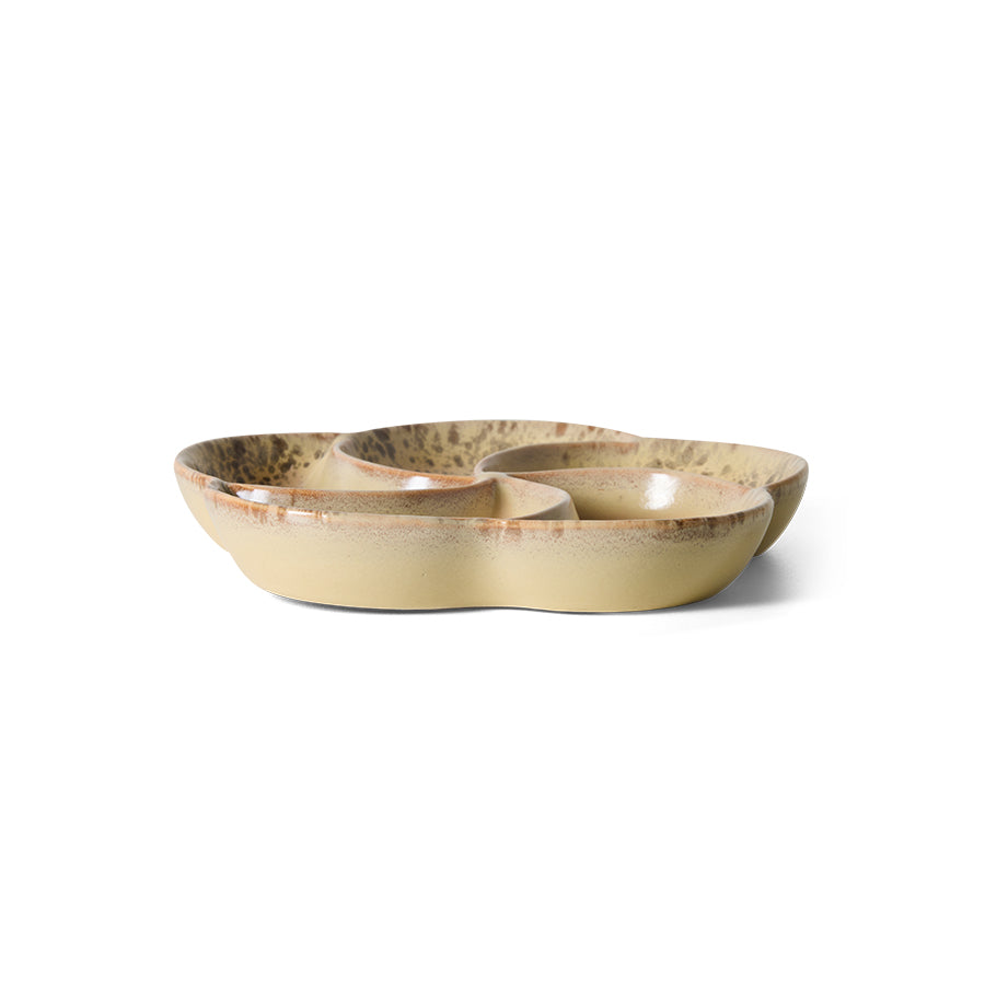 70s Ceramics – Snack Tray, Grit – HKLIVING – view 3