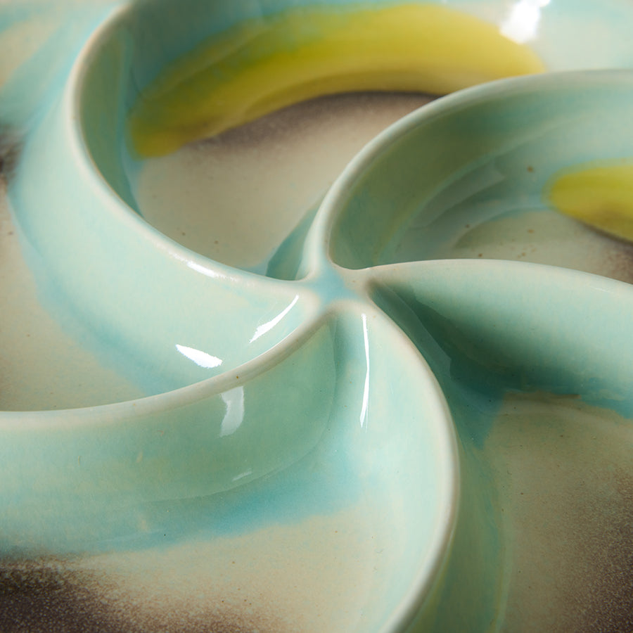 70s Ceramics – Snacktablett, Glint – HKLIVING – Ansicht 5