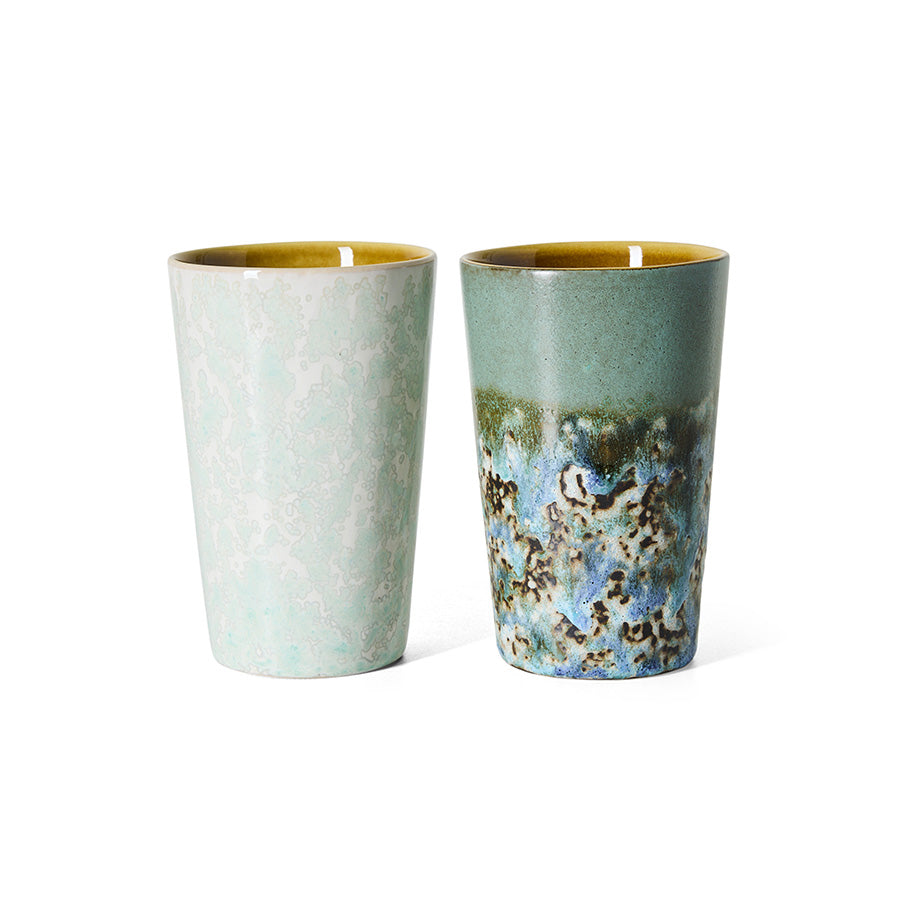 70s Ceramics – Teebecher, Pond (2-Set) – HKLIVING