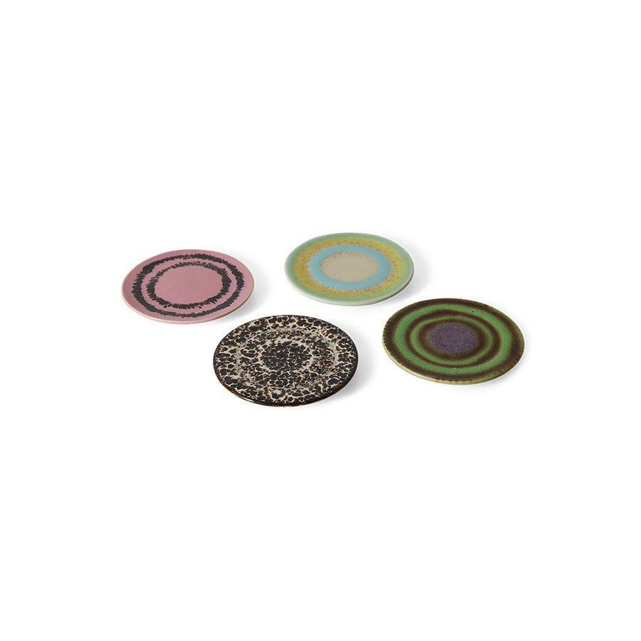 70s Ceramics – Untersetzer, Final Touch (4-Set) – HKLIVING – Ansicht 3