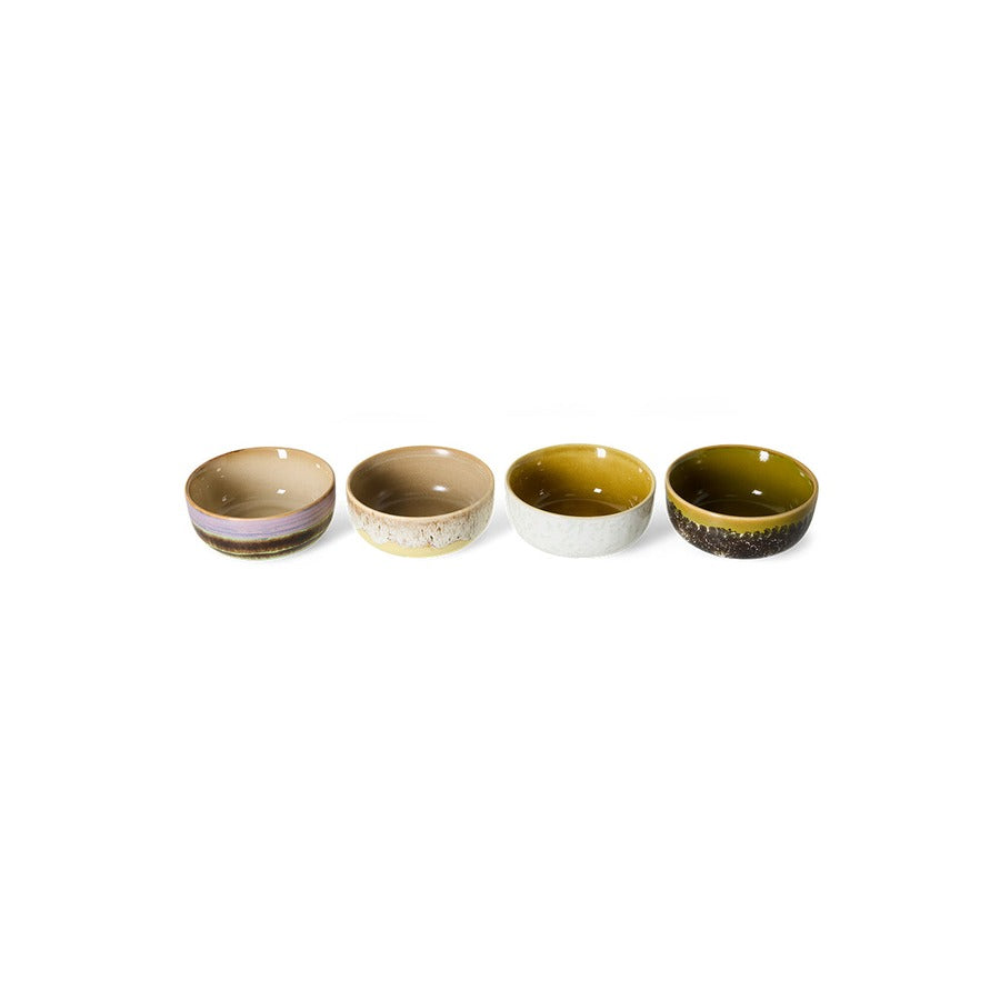 70s Ceramics – Tapas Bowls, Sweet (set of 4) – HKLIVING – view 4