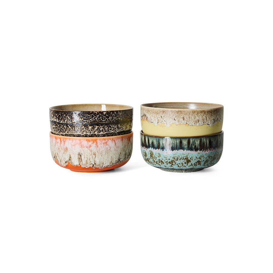 70s Ceramics – Dessert Bowls, Grand (set of 4) – HKLIVING