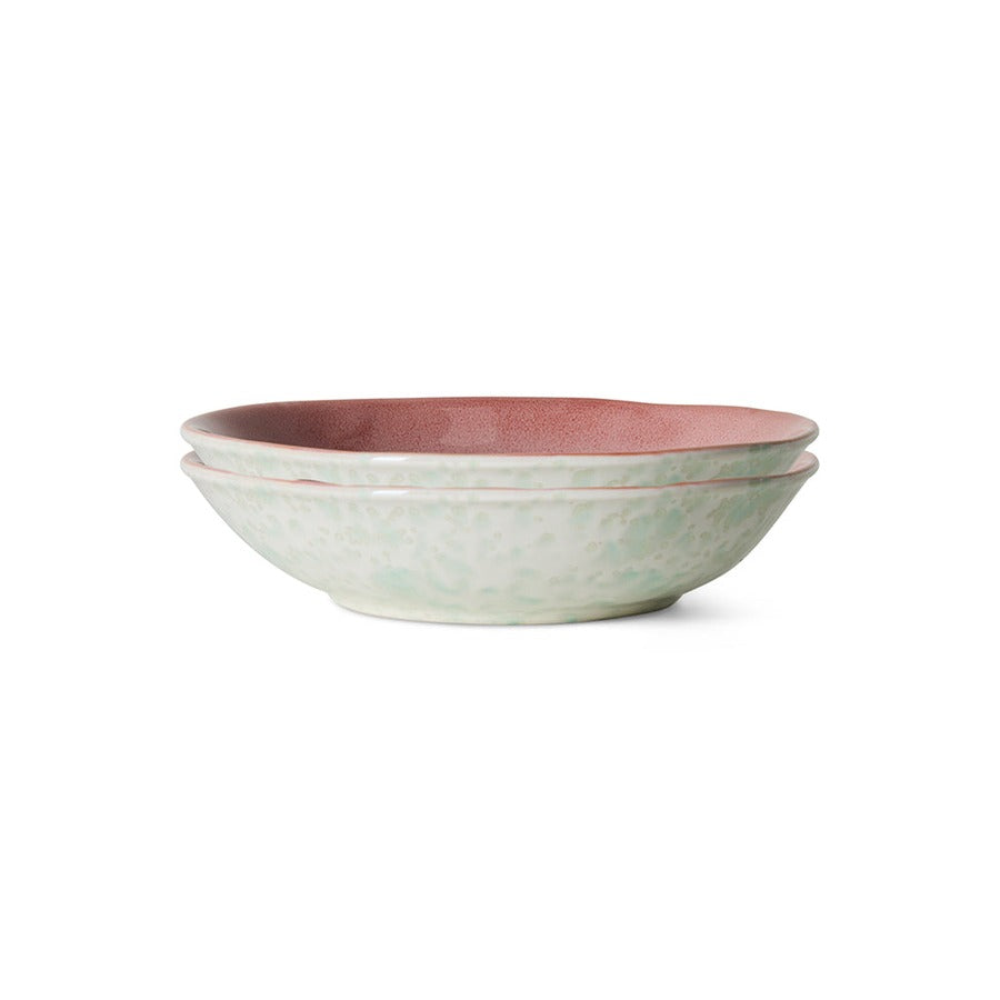 70s Ceramics – Curryschalen, Lotus (2-Set) – HKLIVING